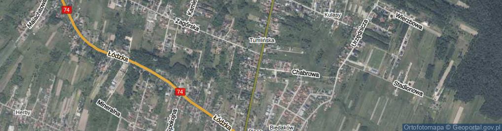 Zdjęcie satelitarne Rudna ul.